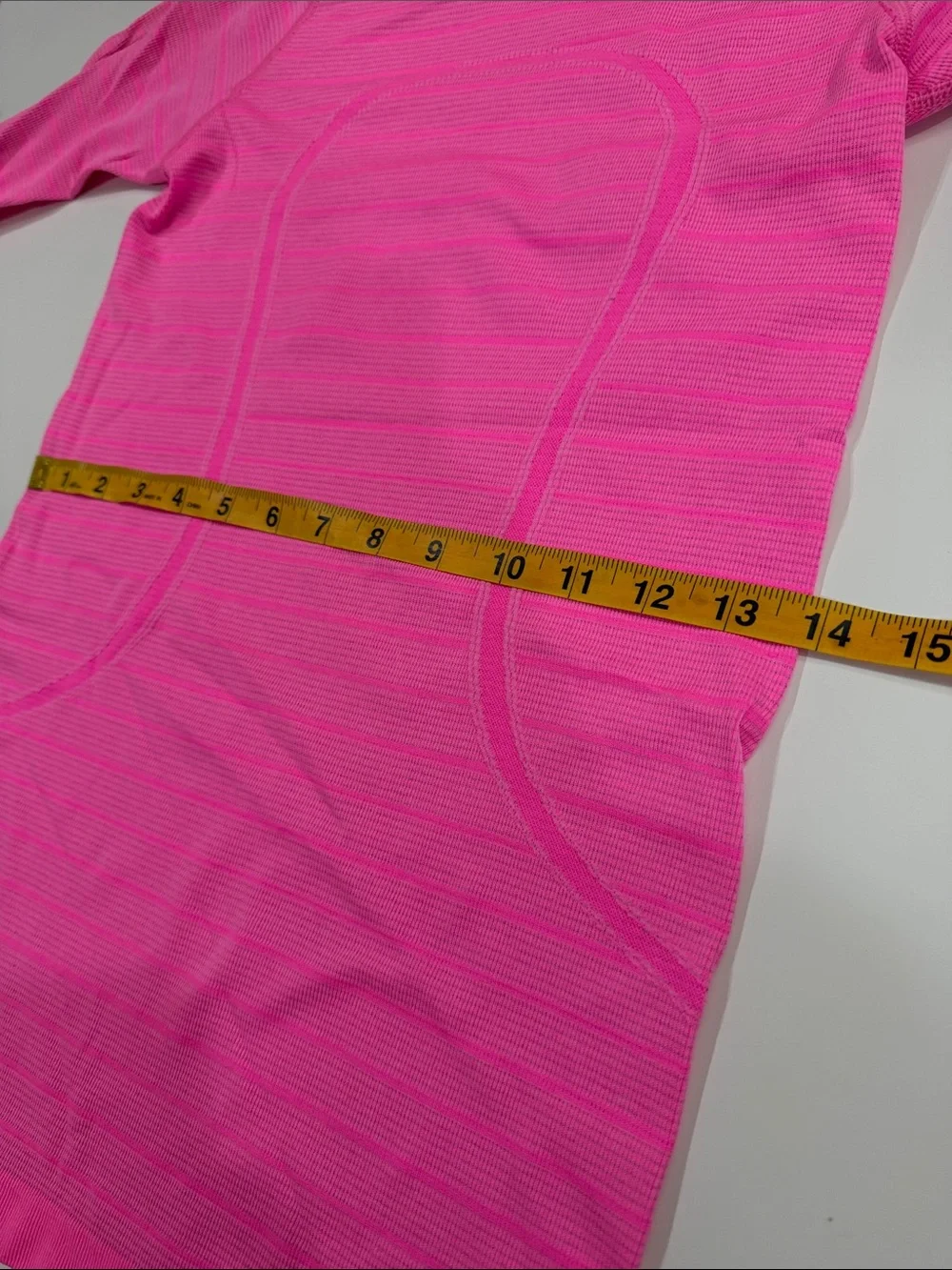 lululemon athletica Vibrant Pink Seamless Crew Neck Top